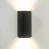 Cheap Straluma Wandlamp Hera afgerond zwart