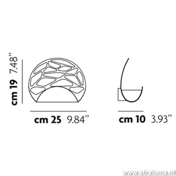 wandlamp_kelly_wit_2.webp Cheap Straluma Wandlamp Kelly wit