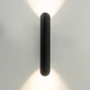 Clearance Straluma Wandlamp koker smal up+down zwart