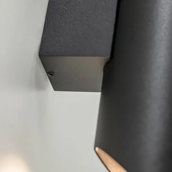 Clearance Straluma Wandlamp koker smal up+down zwart