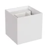New Straluma Wandlamp kubus wit verstelbaar incl. led