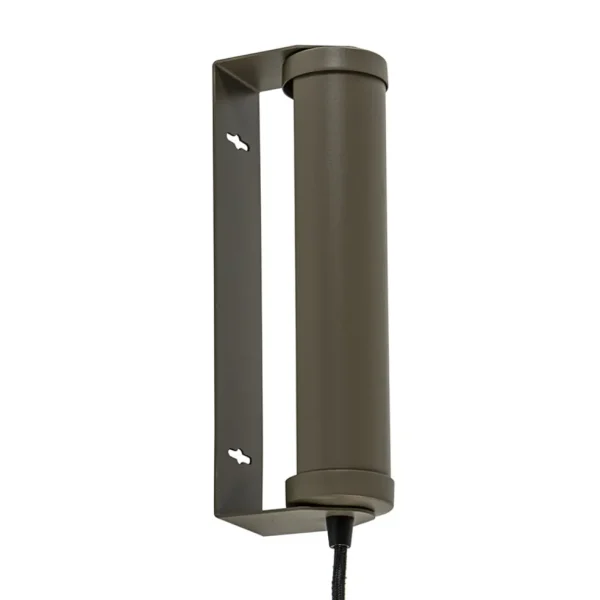 Best Straluma Wandlamp mat bruin met draaibare kap