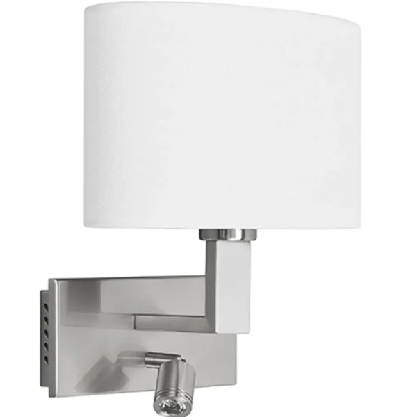 wandlamp_new_oval_met_lee_0.webp Best Sale Straluma Wandlamp New Oval met leeslamp led