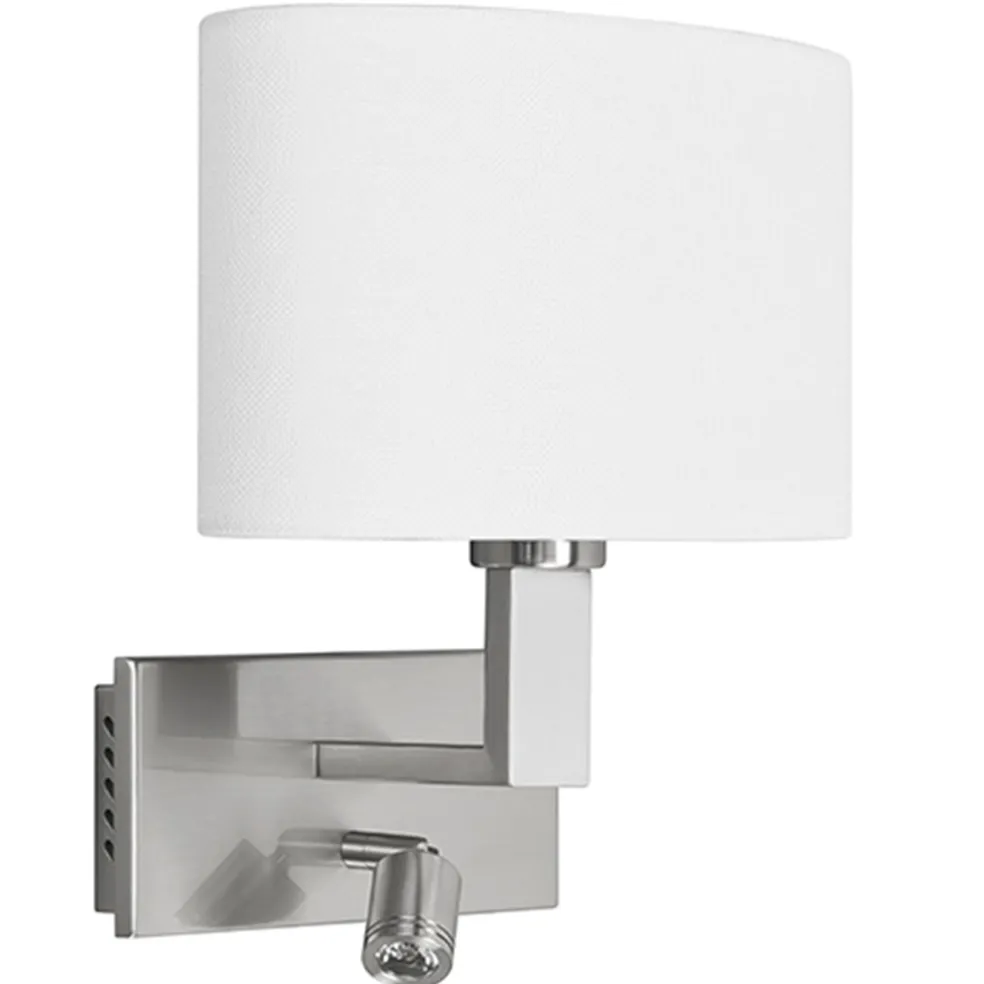 wandlamp_new_oval_met_lee_0.webp Best Sale Straluma Wandlamp New Oval met leeslamp led