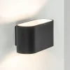 wandlamp_ovaal_zwartzilve_1.webp Online Straluma Wandlamp ovaal zwart/zilver g9