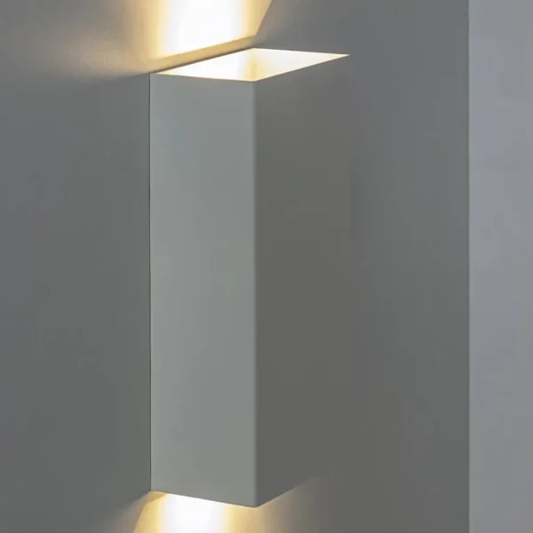wandlamp_rechthoek_wit_up_4.webp Sale Straluma Wandlamp rechthoek wit up+down GU10