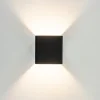 Fashion Straluma Wandlamp Stretto kubus zwart/goud