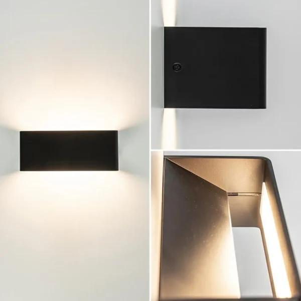 wandlamp_stretto_zwart_cm_3.webp Online Straluma Wandlamp Stretto zwart 20cm