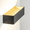 wandlamp_stretto_zwartgou_1-1.webp Best Sale Straluma Wandlamp Stretto zwart/goud 30cm