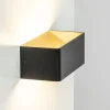 wandlamp_stretto_zwartgou_1.webp Flash Sale Straluma Wandlamp Stretto zwart/goud 20cm
