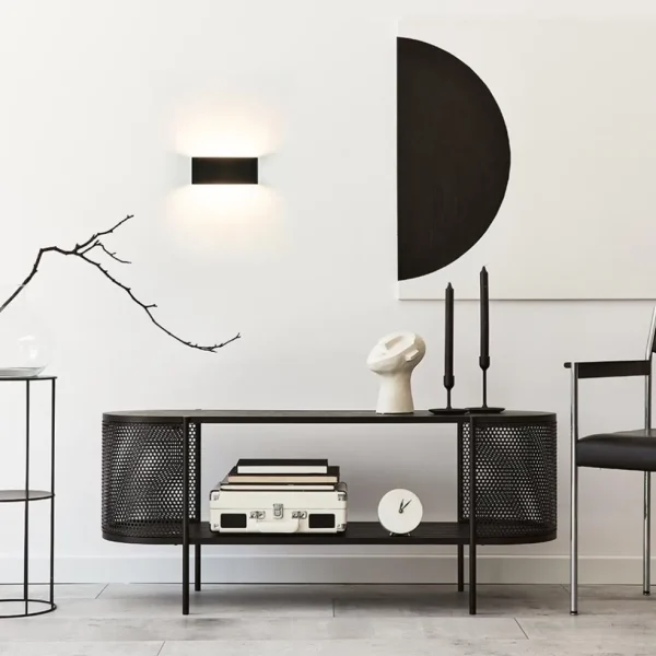 wandlamp_stretto_zwartgou_4.webp Flash Sale Straluma Wandlamp Stretto zwart/goud 20cm