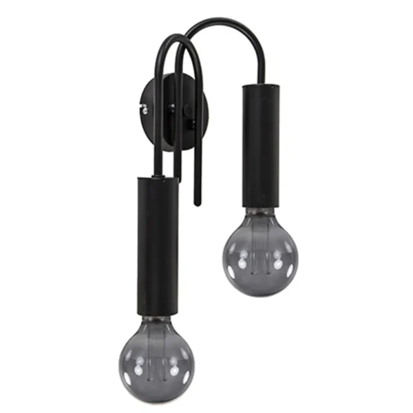 wandlamp_toog_dubbel_zwar_0-1.webp Clearance Straluma Wandlamp toog dubbel zwart