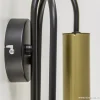 wandlamp_toog_dubbel_zwar_3.webp Cheap Straluma Wandlamp toog dubbel zwart/mat goud
