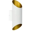 wandlamp_updown_cilinder__0.webp Clearance Straluma Wandlamp up+down cilinder wit/goud