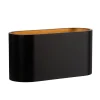 wandlamp_xera_ovaal_zwart_0.webp Hot Straluma Wandlamp Xera ovaal zwart/goud