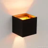 wandlamp_xio_kubus_zwartg_3.webp Online Straluma Wandlamp Xio kubus zwart/goud inclusief G9