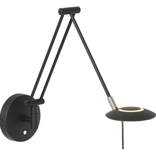 New Straluma Wandlamp Zodiac zwart incl. dimmer cct