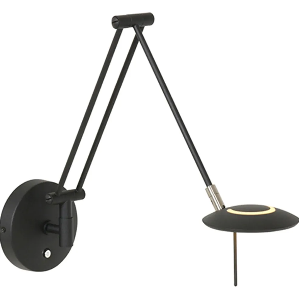 New Straluma Wandlamp Zodiac zwart incl. dimmer cct