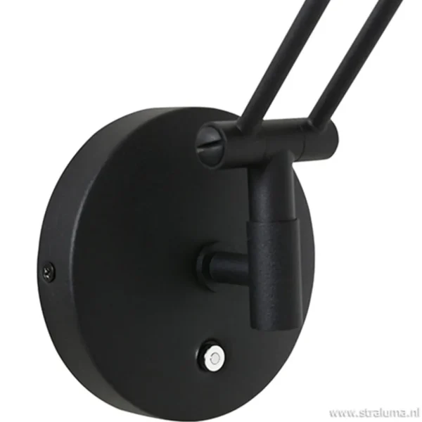 New Straluma Wandlamp Zodiac zwart incl. dimmer cct