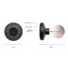 Best Straluma Wandlamp zwart met smoke dimbaar/oplaadbaar