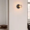 Best Straluma Wandlamp zwart met smoke dimbaar/oplaadbaar