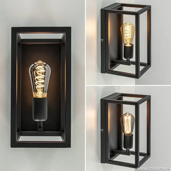 wandplafondlamp_rechthoek_3.webp Clearance Straluma Wand-/plafondlamp rechthoek frame zwart