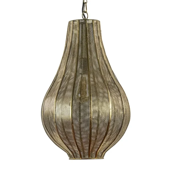 Best Sale Straluma XL Light & Living druppel hanglamp goud oosters Micha