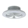 Hot Straluma Zilveren ventilator inclusief LED klein