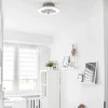 Hot Straluma Zilveren ventilator inclusief LED klein
