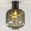 zwart_glazen_plafondlamp__1.webp Sale Straluma Zwart glazen plafondlamp luxury