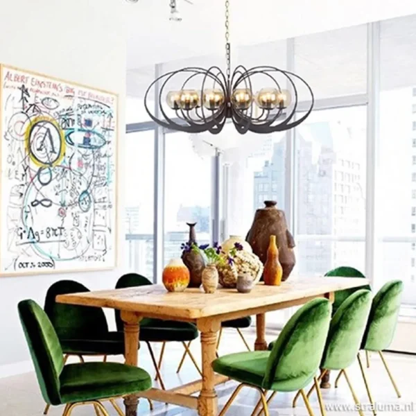 zwart_metalen_hanglamp_me_4.webp Flash Sale Straluma Zwart metalen hanglamp met smoke glas