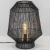 zwart_metalen_tafellamp_v_1.webp New Straluma Zwart metalen tafellamp Vitora met brons