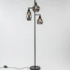 zwart_metalen_vloerlamp_m_1.webp Discount Straluma Zwart metalen vloerlamp met titanium glazen kappen