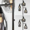 zwart_metalen_vloerlamp_m_3.webp Discount Straluma Zwart metalen vloerlamp met titanium glazen kappen