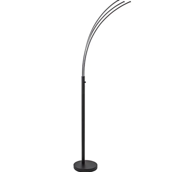 zwarte_boog_vloerlamp_led_0.webp Flash Sale Straluma Zwarte boog vloerlamp LED dimbaar