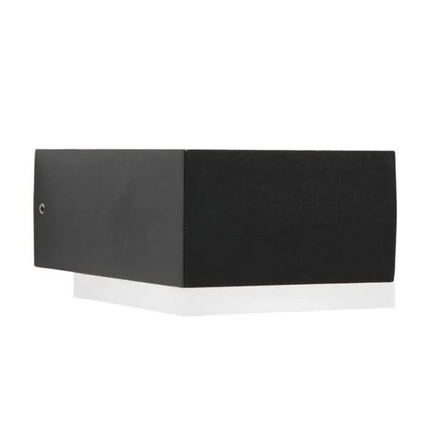 zwarte_buitenlamp_wand_in_0.webp Clearance Straluma Zwarte buitenlamp wand inclusief LED