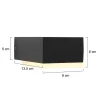 zwarte_buitenlamp_wand_in_3.webp Clearance Straluma Zwarte buitenlamp wand inclusief LED
