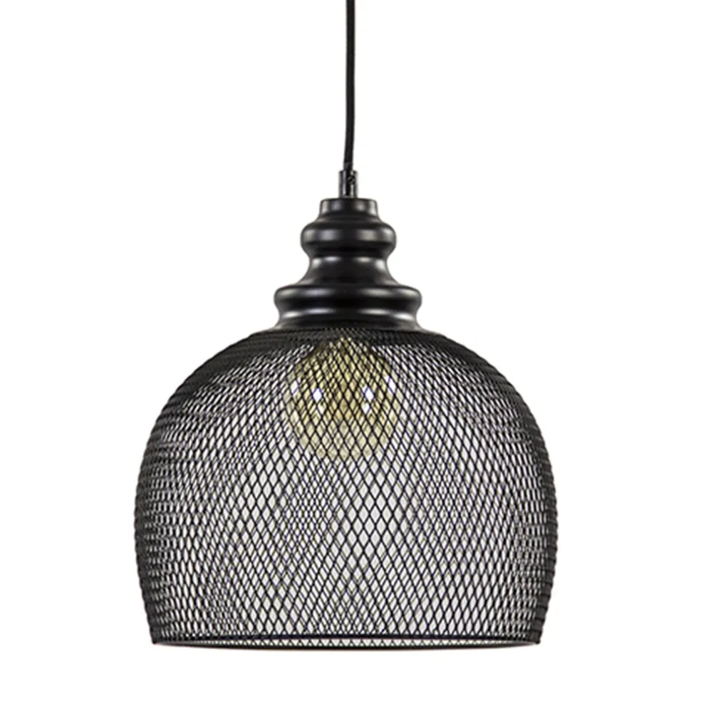 zwarte_hanglamp_karla_met_0.webp Online Straluma Zwarte hanglamp Karla met gaas