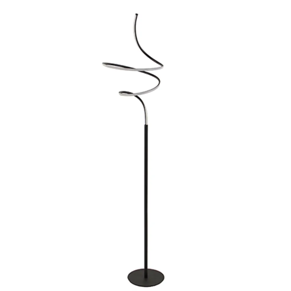 zwarte_krul_vloerlamp_led_0.webp Best Straluma Zwarte krul vloerlamp LED dimbaar