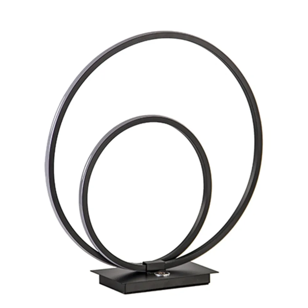 zwarte_led_tafellamp_met__0.webp Outlet Straluma Zwarte LED tafellamp met touchdimmer