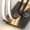 Outlet Straluma Zwarte LED tafellamp met touchdimmer