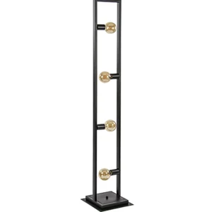 Flash Sale Straluma Zwarte metalen vloerlamp open frame