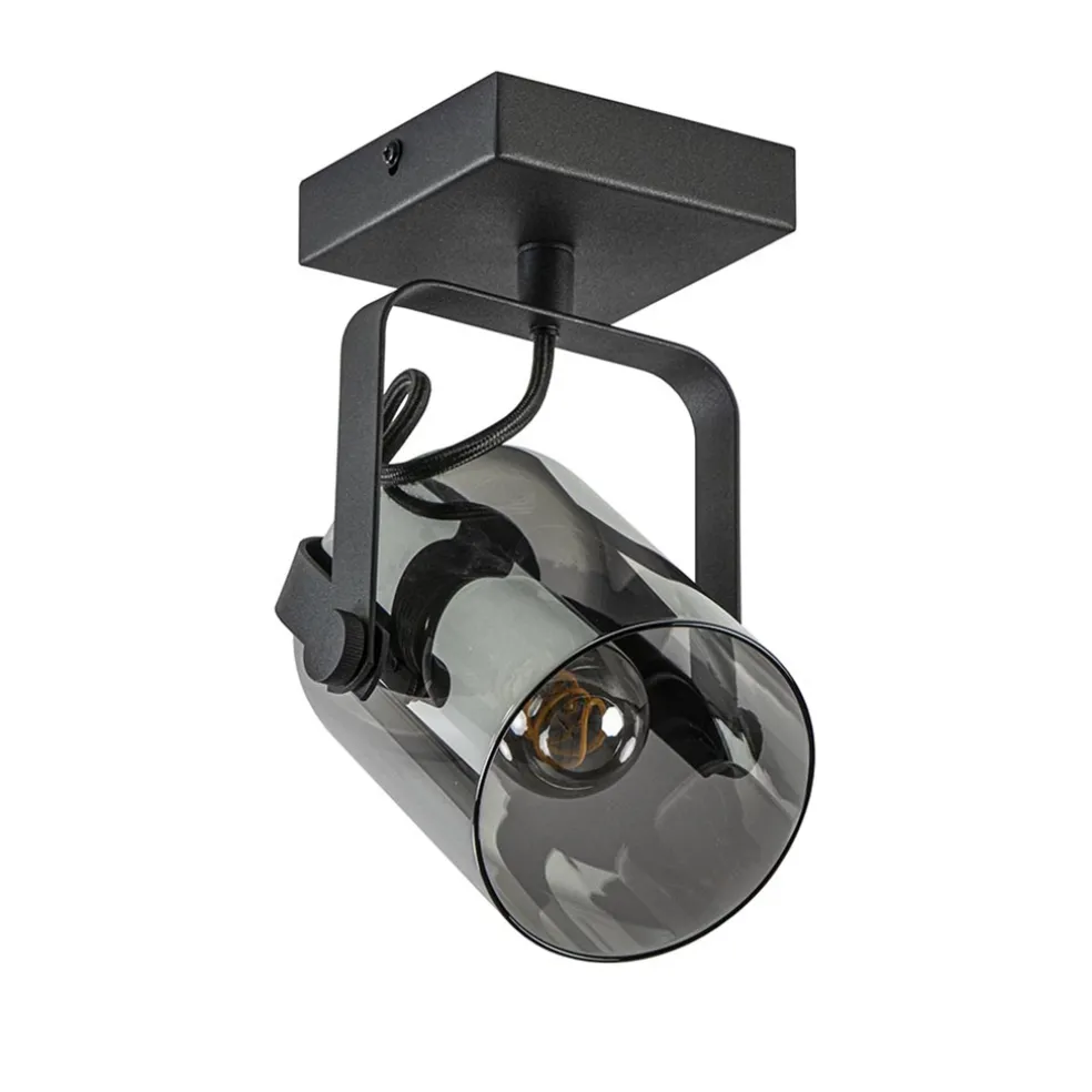 zwarte_plafondwandlamp_me_0.webp Cheap Straluma Zwarte plafond/wandlamp met titanium glas