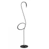 Hot Straluma Zwarte vloerlamp flamingo met LED RGB multicolor