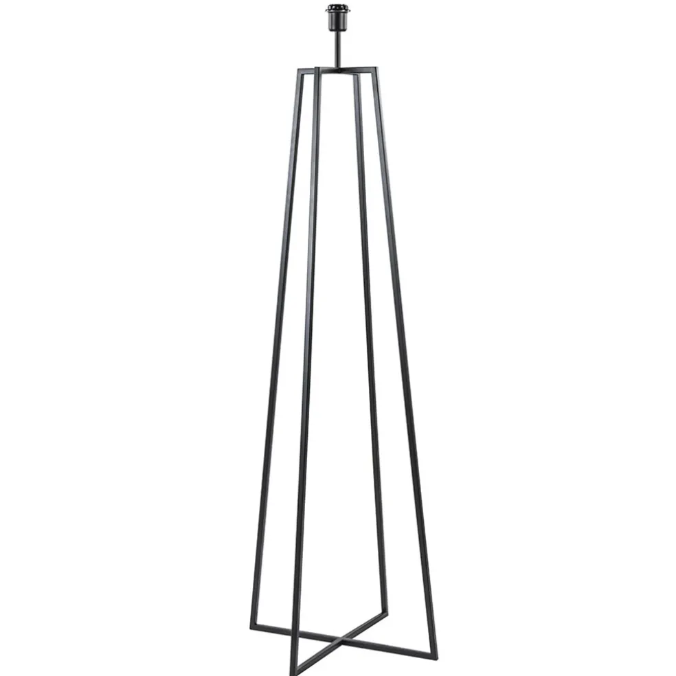 zwarte_vloerlamp_modern_f_0.webp Discount Straluma Zwarte vloerlamp modern frame excl. kap