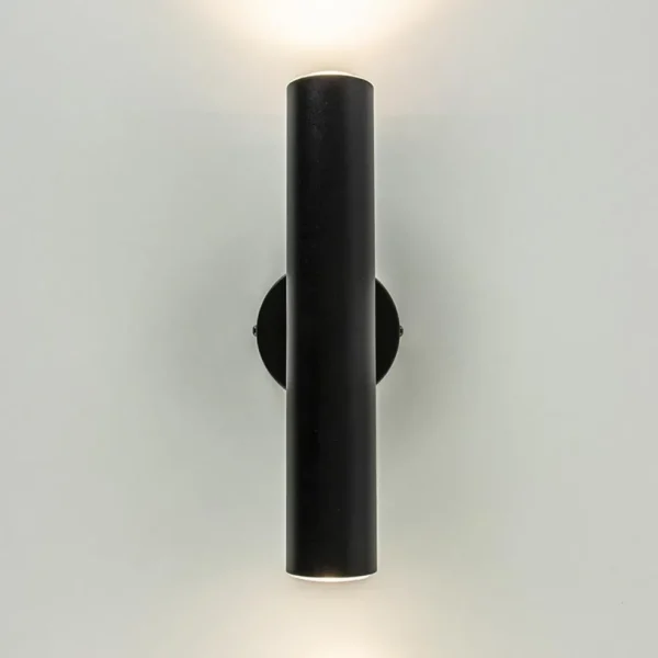 zwarte_wandlamp_updown_ci_2.webp Shop Straluma Zwarte wandlamp up+down cilinder GU10